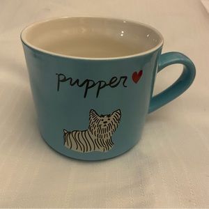 Opal House Blue Pupper Dog Coffee Tea Mug